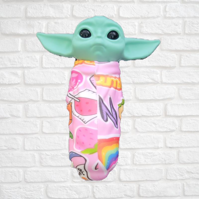 Silicone Baby Yoda Hand Pipe with Glass Bowl $9.99 Simply CBD LLC