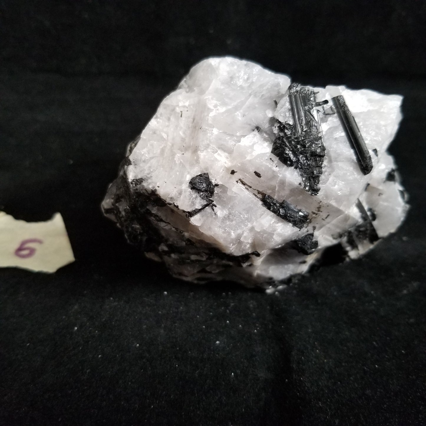 Black Tourmaline Tourmalinated Quartz Raw Healing Crystal Stone Enlightenment 601g (BTQ6) Simply CBD LLC