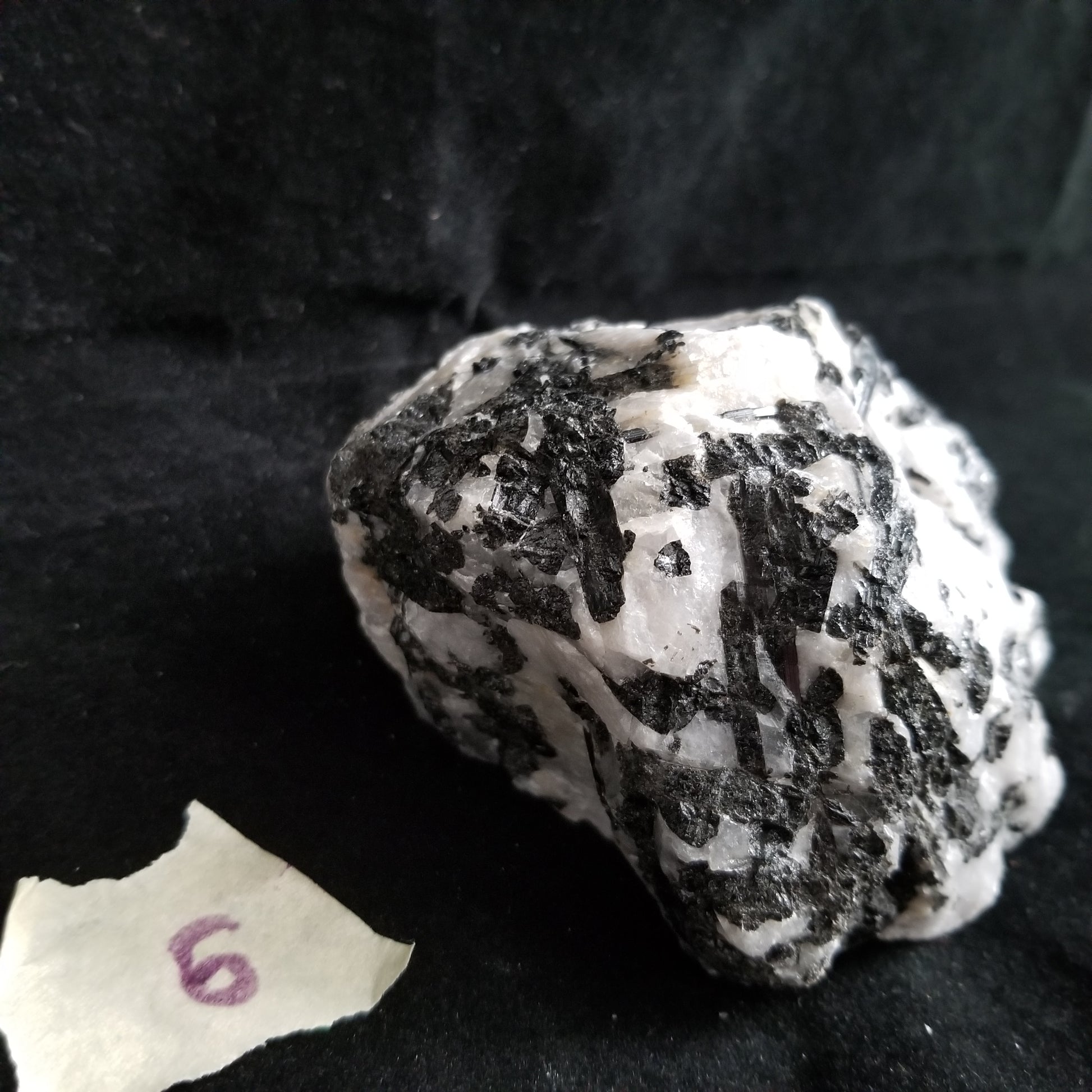 Black Tourmaline Tourmalinated Quartz Raw Healing Crystal Stone Enlightenment 601g (BTQ6) Simply CBD LLC