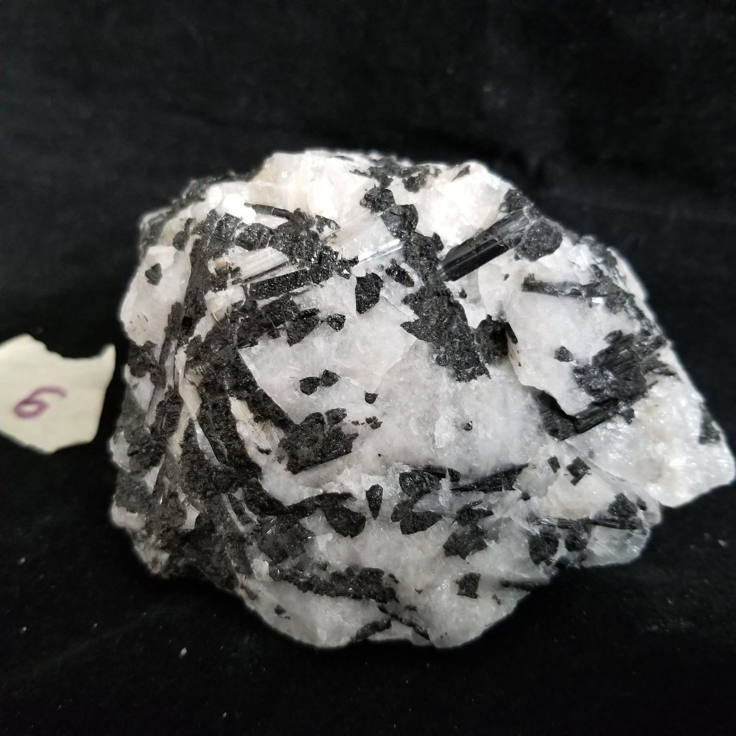 Black Tourmaline Tourmalinated Quartz Raw Healing Crystal Stone Enlightenment 601g (BTQ6) Simply CBD LLC