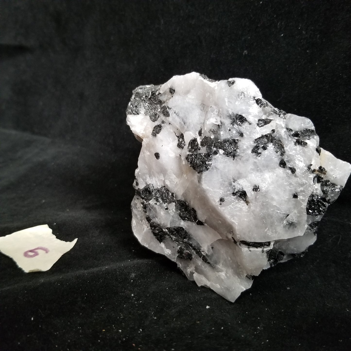 Black Tourmaline Tourmalinated Quartz Raw Healing Crystal Stone Enlightenment 601g (BTQ6) Simply CBD LLC