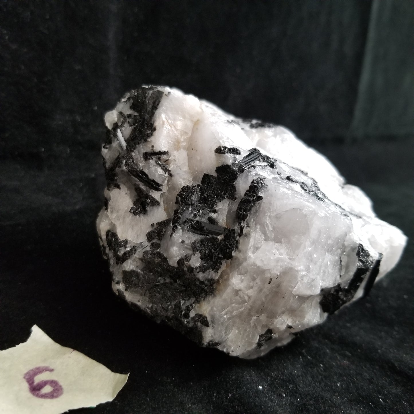 Black Tourmaline Tourmalinated Quartz Raw Healing Crystal Stone Enlightenment 601g (BTQ6) Simply CBD LLC