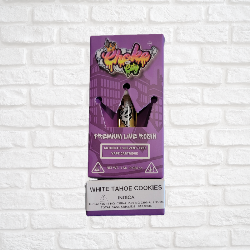 Choke City Vape Cartridges (1 Gram) Premium Live Rosin Simply CBD LLC