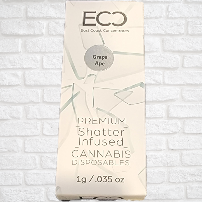 East Coast Concentrates Premium Shatter Infused Disposable 1 gram Simply CBD LLC