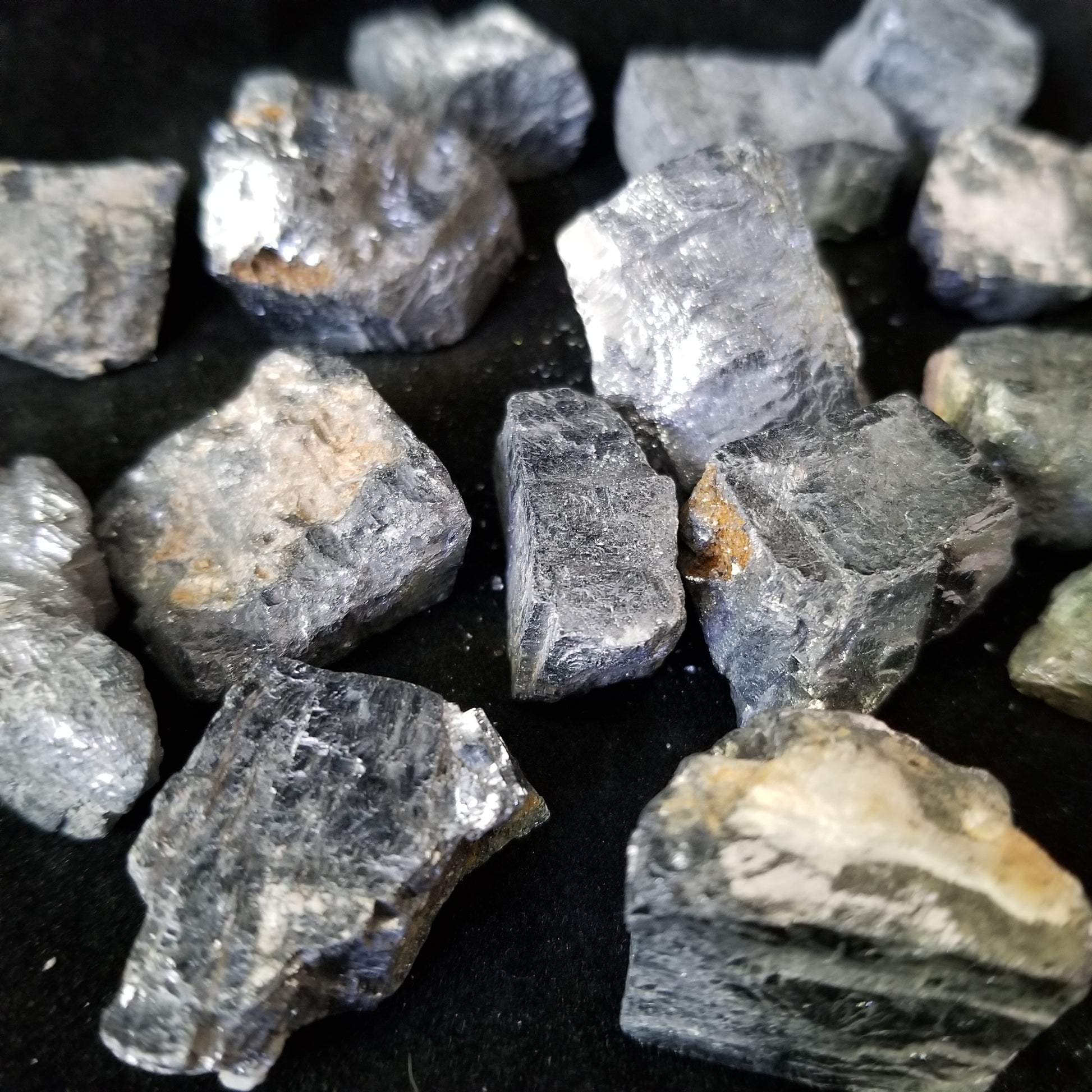 Galena Crystal Luster Shimmer ONE POUND LOT 15-17pcs 1/2"-1" variety GAL1 Simply CBD LLC