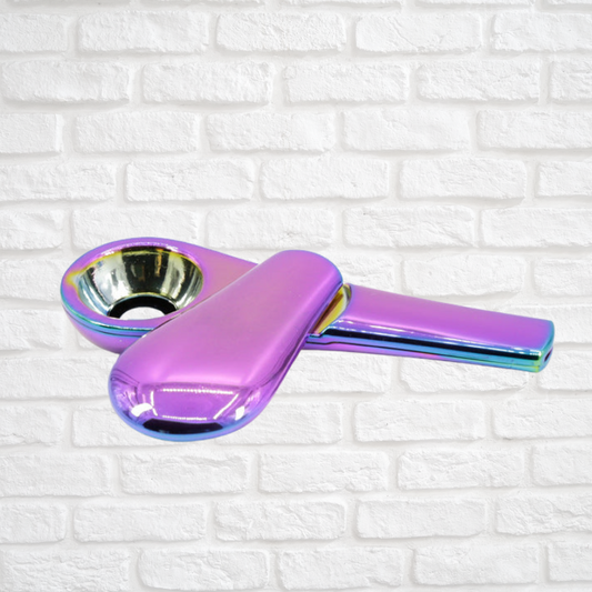 Holographic Metal Spoon Pipe Simply CBD LLC