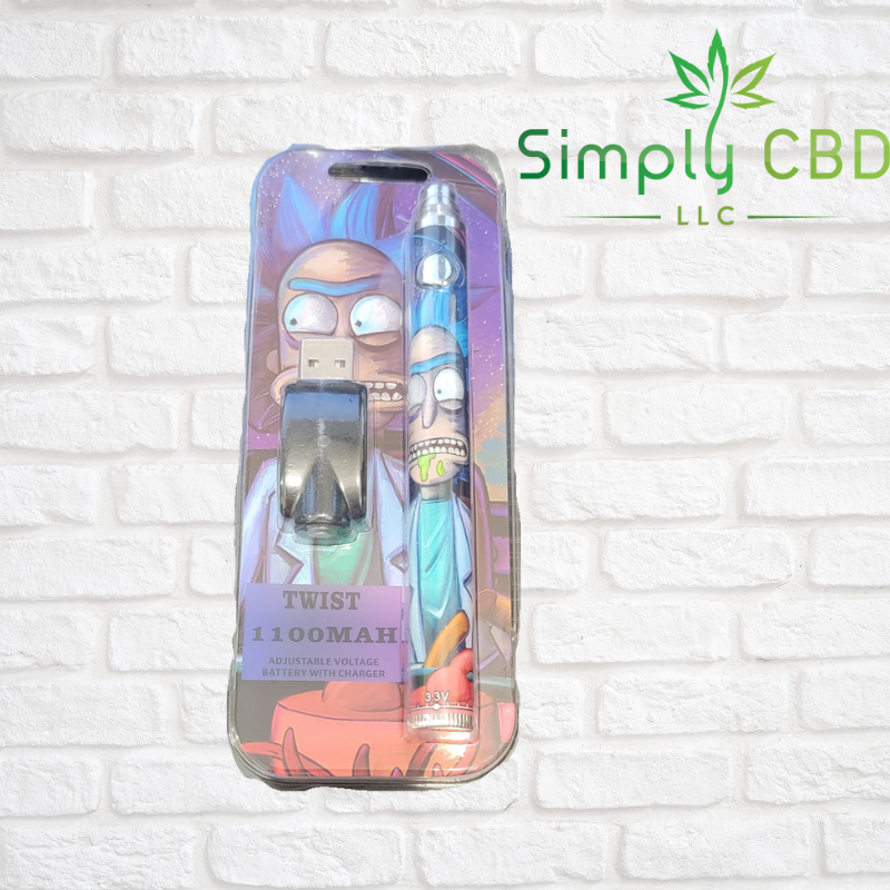 Rick and Morty Vape Pen, Cart Battery, Tropicana Banana Strain