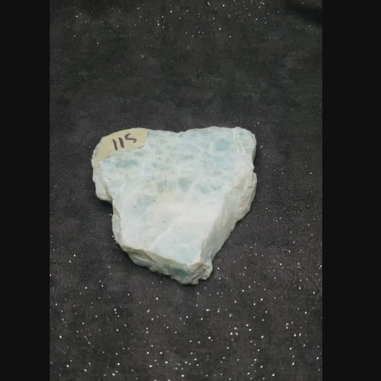 Larimar Lapidary Stone Dominican Republic LAR115 vid