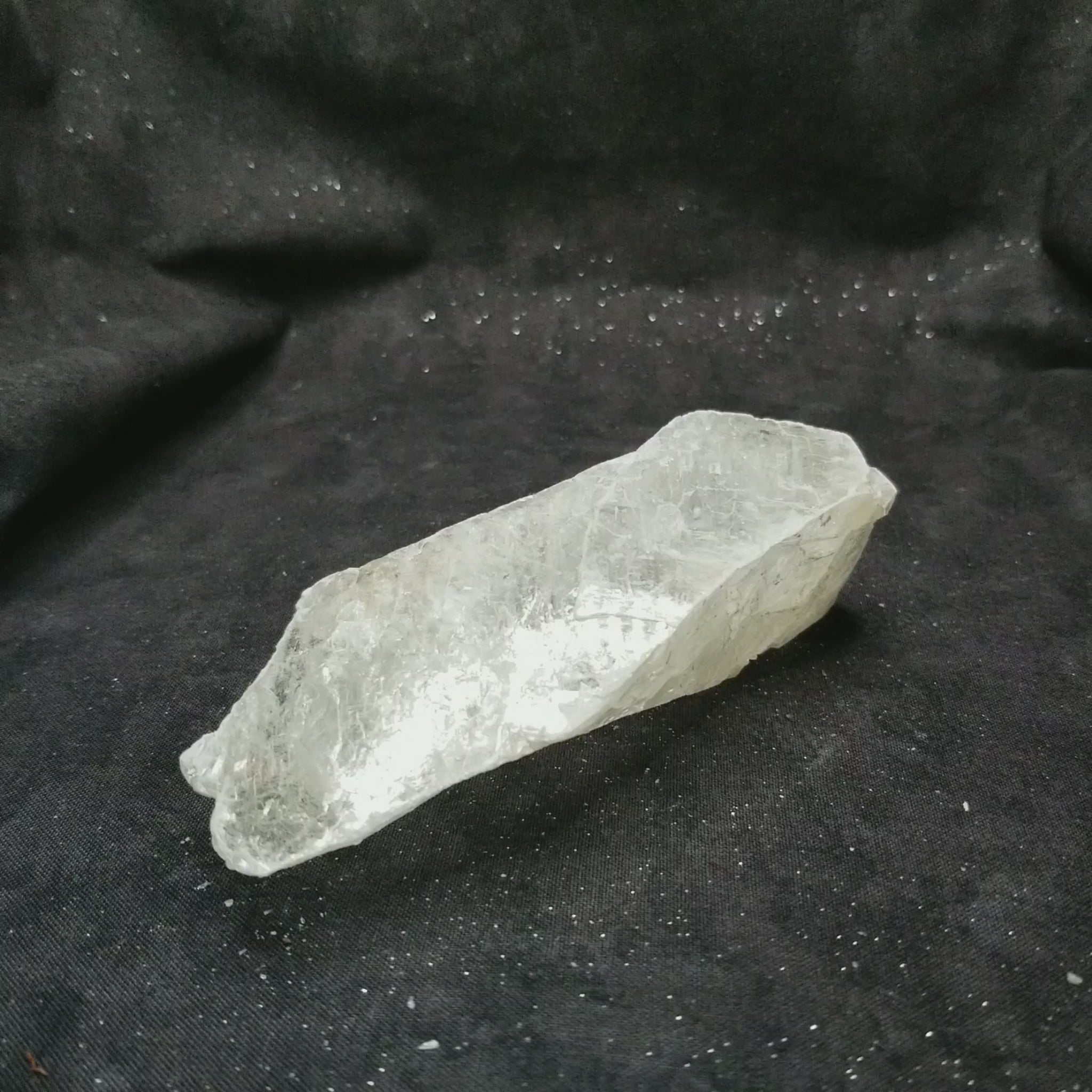 Golden Phantom Selenite Rare Raw Natural Crystal Stone vid