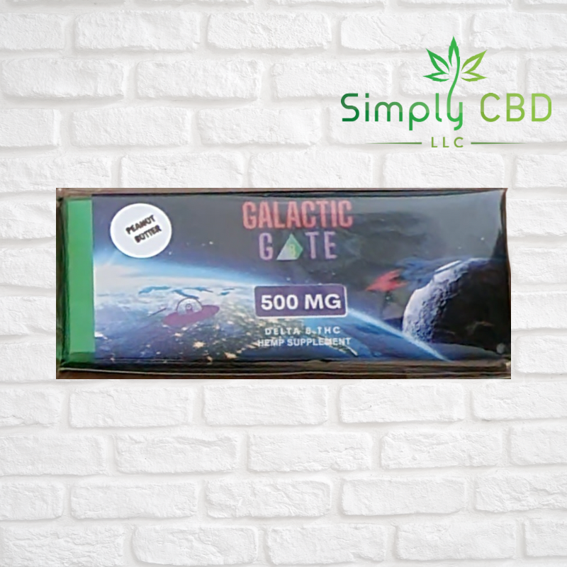 Galactic Gate Delta 8 Chocolate Bar 500 mg Simply CBD LLC